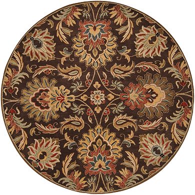 Surya Caesar Black Floral Rug