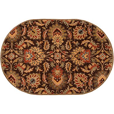 Surya Caesar Black Floral Rug