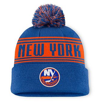Men's Fanatics Royal New York Islanders Fundamental Cuffed Knit Hat with Pom
