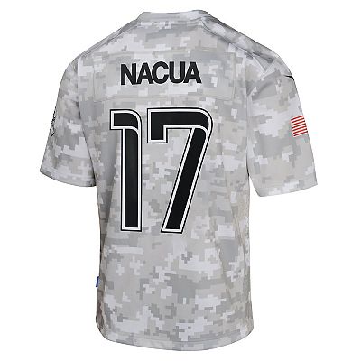 Youth Nike Puka Nacua Arctic Camo Los Angeles Rams 2024