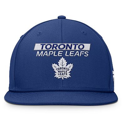 Men's Fanatics Blue Toronto Maple Leafs Authentic Pro Prime Snapback Hat