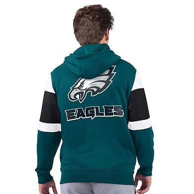 Men's Starter Midnight Green Philadelphia Eagles Extreme Full-Zip Hoodie