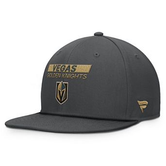 Men's Fanatics Gray Vegas Golden Knights Authentic Pro Prime Snapback Hat