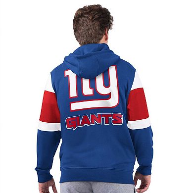 Men's Starter Royal New York Giants Extreme Full-Zip Hoodie