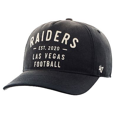 Nfl Hats Las Vegas Raiders Black Adjustable Strapback Dad Hat - Officially Licensed '47 Brand Raiders Hat