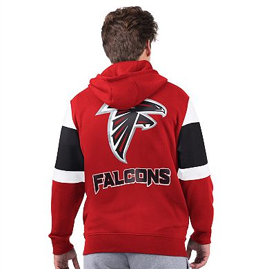 Men's Starter Red Atlanta Falcons Extreme Full-Zip Hoodie