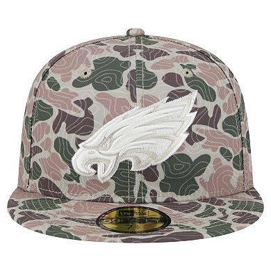 Men's New Era Philadelphia Eagles Geo Camo 59FIFTY Fitted Hat