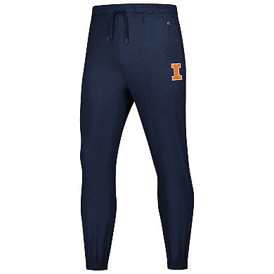 Men's Colosseum Navy Illinois Fighting Illini Revolution Jogger Pants
