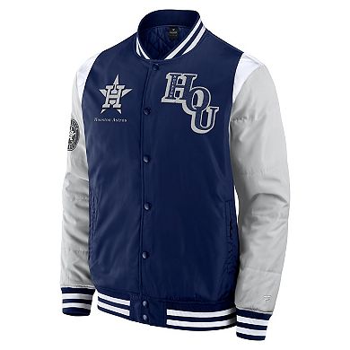 Men's Fanatics Navy Houston Astros Elements Elite Full-Snap Jacket