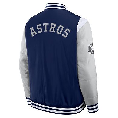 Men's Fanatics Navy Houston Astros Elements Elite Full-Snap Jacket