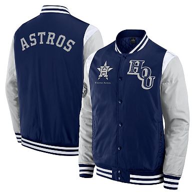 Men's Fanatics Navy Houston Astros Elements Elite Full-Snap Jacket