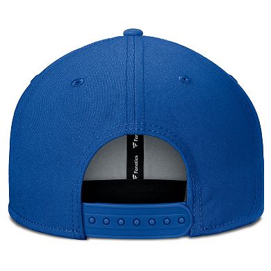Men's Fanatics Royal New York Islanders Fundamental Gino Stack Text Snapback Hat