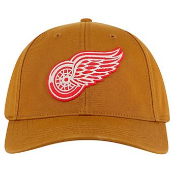 Men's American Needle Tan Detroit Red Wings Hepcat Washed Twill Adjustable Hat