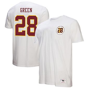 Men's Mitchell & Ness Darrell Green White Washington Commanders Retired Player Name & Number T-Shirt