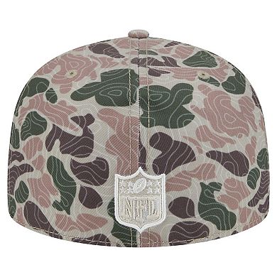 Men's New Era Miami Dolphins Geo Camo 59FIFTY Fitted Hat