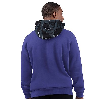 Men's Starter Purple Baltimore Ravens Thursday Night Gridiron Pullover Hoodie