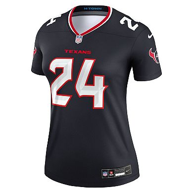 Women's Nike Derek Stingley Jr. Navy Houston Texans Legend Player Performance Top