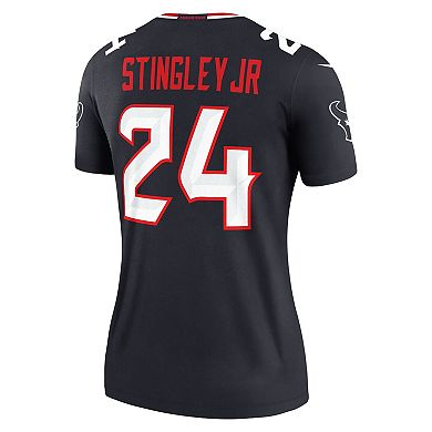Women's Nike Derek Stingley Jr. Navy Houston Texans Legend Player Performance Top