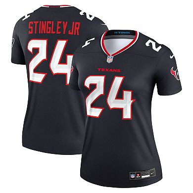 Women's Nike Derek Stingley Jr. Navy Houston Texans Legend Player Performance Top