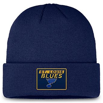 Men's Fanatics Navy St. Louis Blues Authentic Pro Cuffed Knit Hat