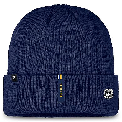 Men's Fanatics Navy St. Louis Blues Authentic Pro Cuffed Knit Hat