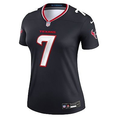 Women's Nike C.J. Stroud Navy Houston Texans Legend Player Performance Top