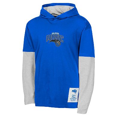 Youth Blue Orlando Magic Small Ball Long Sleeve Hoodie T-Shirt