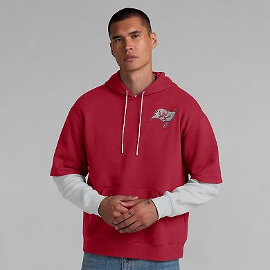 Unisex Fanatics Red Tampa Bay Buccaneers Sleek Elements Pullover Hoodie