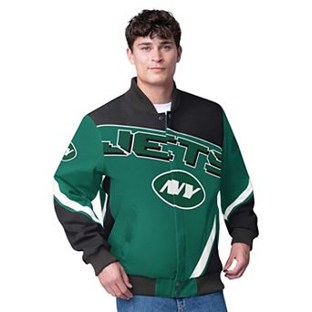 Men's G-III Extreme Green New York Jets Maximum Racing Full-Zip Jacket