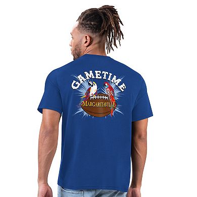 Men's Margaritaville Royal Los Angeles Rams Gametime T-Shirt