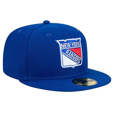 Men's New Era Blue New York Rangers Core 59FIFTY Fitted Hat