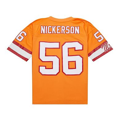 Men's Mitchell & Ness Hardy Nickerson Orange Tampa Bay Buccaneers 1993 Legacy Replica Jersey