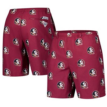 Men's Columbia Garnet Florida State Seminoles PFG Backcast�� III Omni-Shade�� Shorts