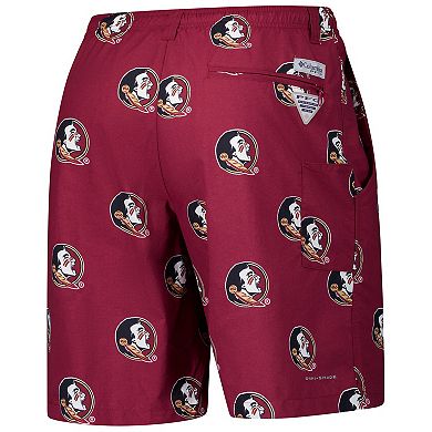 Men's Columbia Garnet Florida State Seminoles PFG Backcast�� III Omni-Shade�� Shorts