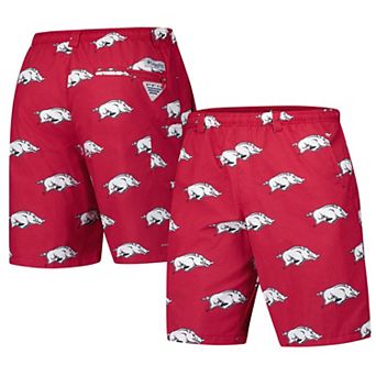 Men's Columbia Cardinal Arkansas Razorbacks PFG Backcast�� III Omni-Shade�� Shorts