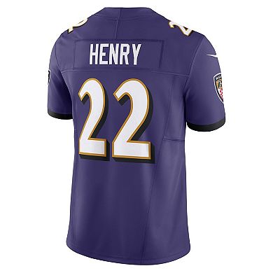 Men's Nike Derrick Henry Purple Baltimore Ravens Vapor F.U.S.E. Limited Jersey