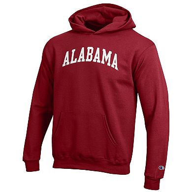 Youth Champion Crimson Alabama Crimson Tide Basic Arch Hoodie