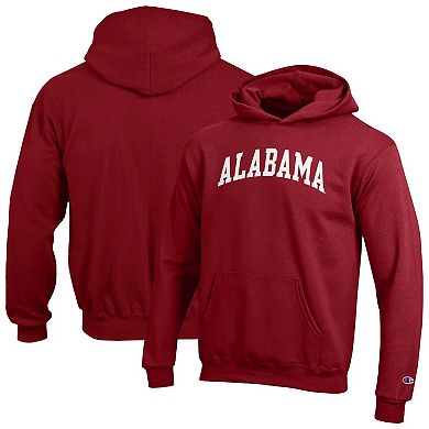 Youth Champion Crimson Alabama Crimson Tide Basic Arch Hoodie