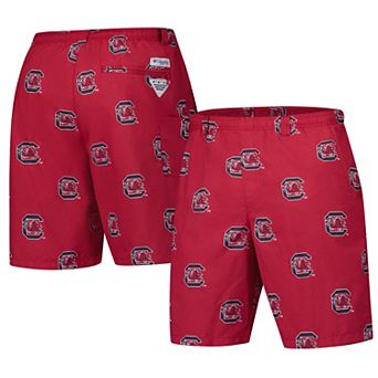 Men's Columbia Garnet South Carolina Gamecocks PFG Backcast�� III Omni-Shade�� Shorts