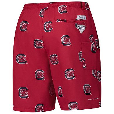 Men's Columbia Garnet South Carolina Gamecocks PFG Backcast�� III Omni-Shade�� Shorts
