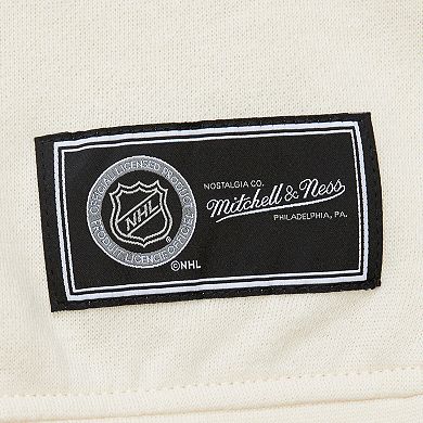 Women's Mitchell & Ness Cream Detroit Red Wings Logo 3.0 Pullover Sweatshirt