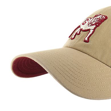 Men's '47 Khaki Georgia Bulldogs Ballpark Clean Up Adjustable Hat