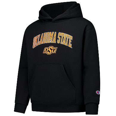 Youth Champion Black Oklahoma State Cowboys Campus Pullover Hoodie