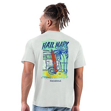 Men's Margaritaville Gray Atlanta Falcons Hail Mary T-Shirt