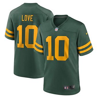 Men's Nike Jordan Love Green Green Bay Packers Alternate Game Jersey