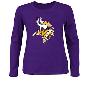 Women's Fanatics Purple Minnesota Vikings Plus Size Long Sleeve T-Shirt