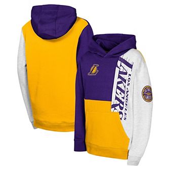 Youth Purple Los Angeles Lakers Splash Pullover Hoodie