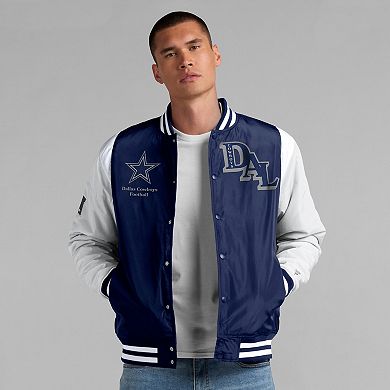 Unisex Fanatics Navy Dallas Cowboys Elements Elite Full-Snap Jacket