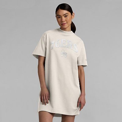 cream t shirt dress CurveWow Knit Drop Shoulder Maxi T-Shirt Dress Cream – Curvewow main image 1