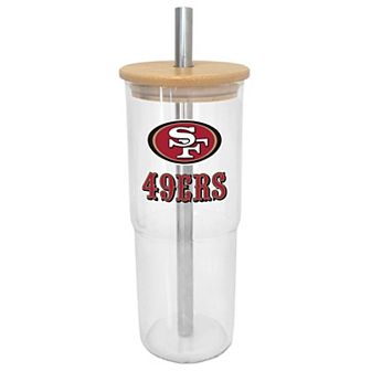 San Francisco 49ers 24oz. Glass Tumbler
